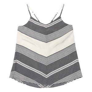 Derek Lam silk chevron print spaghetti strap camisole size 2 excellent condition